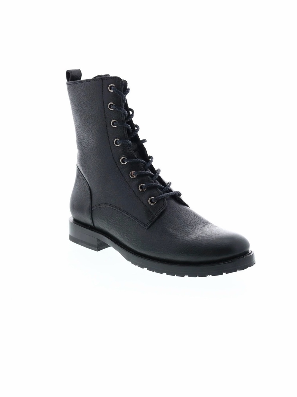 Frye Black Leather Combat Natalie Boots Size 7